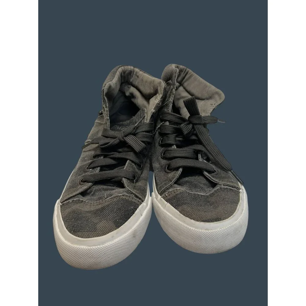 Blowfish Malibu Martini Mid-Top Sneakers womens 10M Camo Canvas Casual Shoes‎